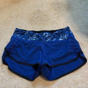 blue lululemon shorts 2.5